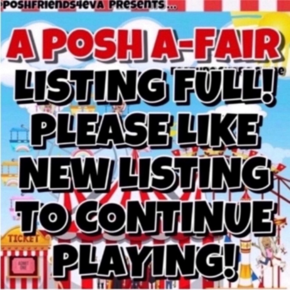 📣COMMENTS FULL! ❤️ NEW LISTING TO CONTINUE PLAYING 🎪